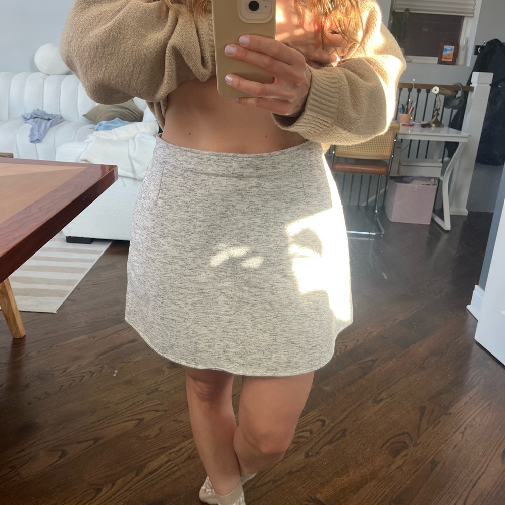 Motel Rocks Cream Mini Skirt